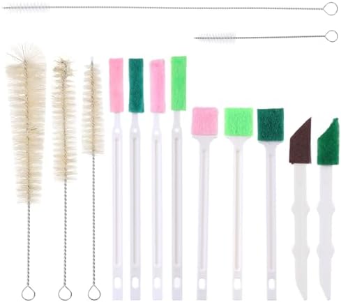 Pet Water Fountain Cleaning Brush Dog Cat Water Fountain Cleaning Sponge Pet Drinking Dispenser Cleaning Kit Fit Most Pet Water Dispensers (14 Pcs) by Unknown