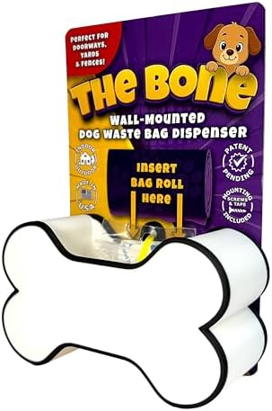 The Bone - Wall Mounted Dog Waste Bag Dispenser by Unknown