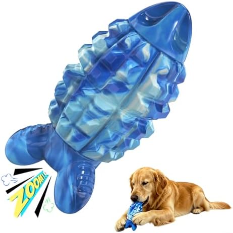 YINEYA Dog Toys for Aggressive Chewers, Tough Dog Chew Toys, Blue by YINEYA
