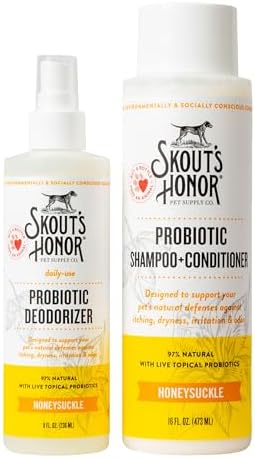 SKOUT'S HONOR Probiotic Grooming Essentials Bundle - Honeysuckle by SKOUTSHONOR