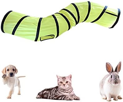 iCAGY Cat Tunnel Toys for Indoor Cats Kittens Rabbits, Pet Toy Play Tunnels - Image 3