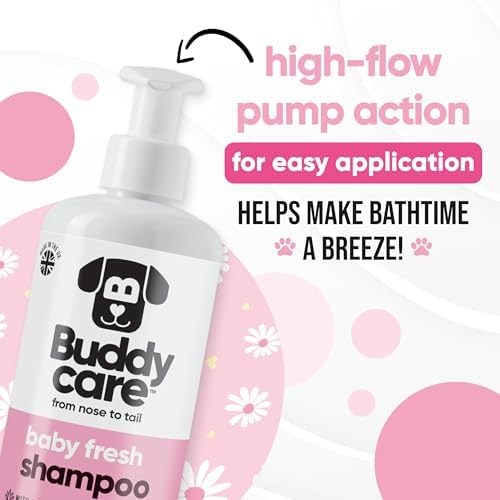 Baby Fresh Dog Shampoo by Buddycare | Deep Cleansing Shampoo for Dogs | Fresh Scented | with Aloe Vera and Pro Vitamin B5 (50.72oz) - Image 6