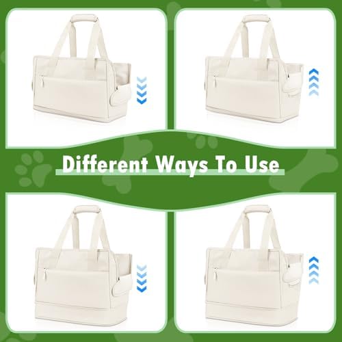 Dog Purse Carrier for Small Dogs Under 10 lbs Soft Sided Pad - Image 5