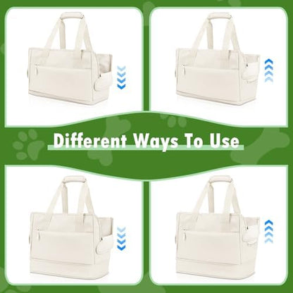Dog Purse Carrier for Small Dogs Under 10 lbs Soft Sided Pad - Image 5