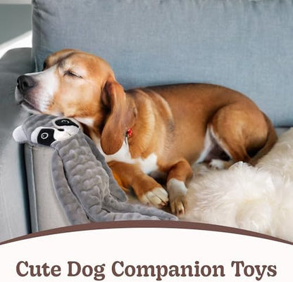 SHARLOVY No Stuffing Dog Toys Squeaky for Large Dogs, Crinkle Puppy Teething Toys to Keep Them Busy, Plush Interactive Doggie Long Lasting Chews for Aggressive Chewers - Image 4