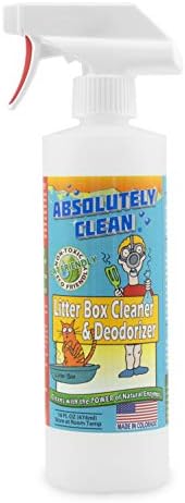 Absolutely Clean Litter Box Cleaner and Odor Eliminator, Eliminate Odors Quickly, Neutralizes Urine and Feces Odors in The Air and The Box, Make Litter Last Longer by AbsolutelyClean
