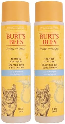 Burts Bees for Pets Tearless Kitten Shampoo with Buttermilk, 10 Fl Oz, 2-Pk by BurtsBeesforPets