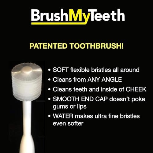 Brush My Teeth Big Dog Toothbrush, Rounded Brush Head with Soft Flexible Bristles for Safe and Gentle Brushing for Dogs, Any Large Breed or Puppy, Daily Brushing Adds Years of Healthy Life - Image 5
