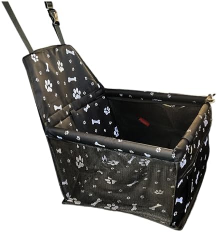 Pet Car Seat, Waterproof Oxford Dog Car Booster Seats, Black Bone by Unknown