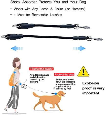 Retractable Dog Leash, 16 ft Dog Leash for Dogs up to 66 lbs, Strong Nylon Tape No Tangle, One-Handed Brake, Pause, Lock, Perfect for Medium Large Dogs; Black (Black, 16 FT (0-66 lbs)) - Image 6