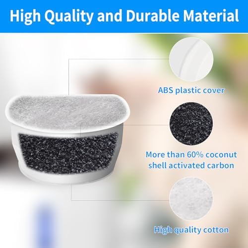 18 pcs Dog and Cat Water Fountain Filter Replacement Carbon Filters Compatible with PetSafe Drinkwell Filters - Image 3