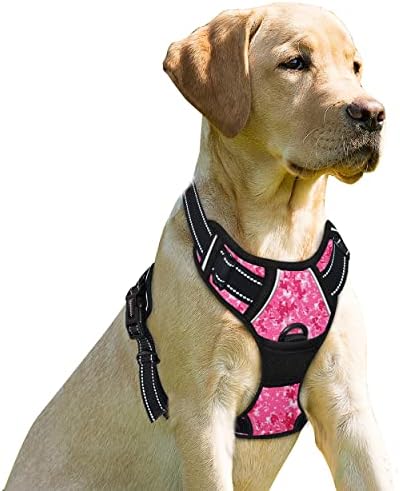 BARKBAY Dog Harness No Pull for Large Dogs Front Back Clips,Dog Vest by BARKBAY
