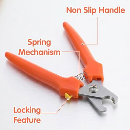 Pet Nail Clippers, Stainless Steel Dog Nail Clipper for Large Dog - Image 5