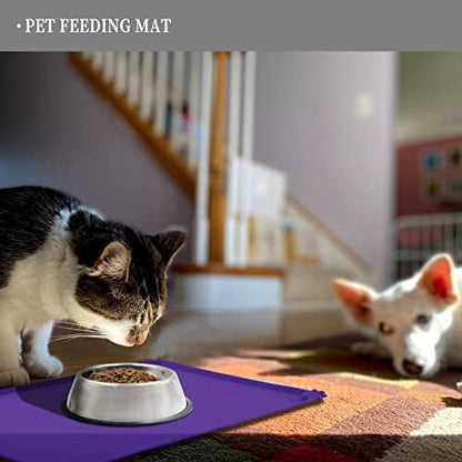 Reopet Silicone Pet Feeding Mat - Waterproof & Non-Slip Dog Cat Placemat - Image 6
