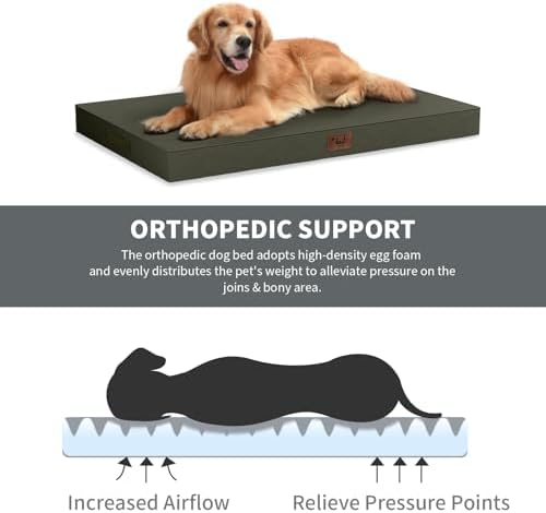 Waterproof Orthopedic Dog Crate Bed for Small Dogs & Cats - Image 3