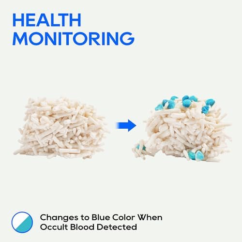 HoneyCare Health Monitoring Tofu Cat Litter | Natural Plant-Based Formula | Not Sticking to Litter Box | 99% Dust-Free & Low Tracking | Flushable Cat Litter |Urine Occult Blood Test| 24-lbs - Image 4