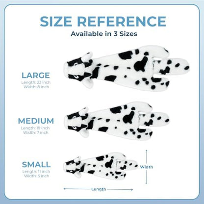 Best Pet Supplies 2-in-1 Stuffless Squeaky Dog Toy - Cow, Monkey, Small - Image 5