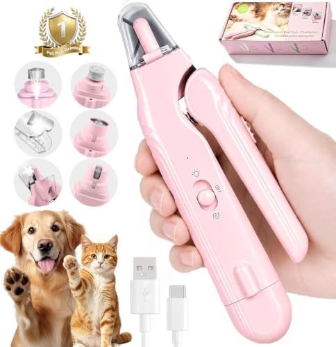 2-in-1 Dog Nail Grinder & Dog Nail Clipper for Sensitive Pets by RGIMF