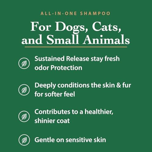 Anti-Allergen Pet Shampoo -Dog & Cat Dander Remover. Gentle Formula for Dry Sensitive Skin; Allergy Relief, The Ecology Works (32 Oz) - Image 3