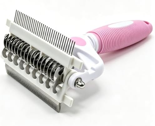 3-IN-1 Pet Grooming Brush, Undercoat Rake, Dematting Comb & Deshedding Tool by Unknown