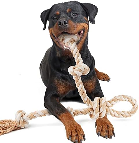 Fida Dog Rope Toys for Large Dogs, Tough Tug of War Dog Toys by Fida