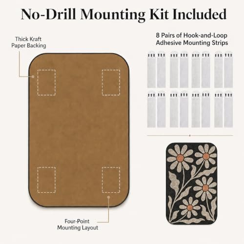2 Pack Cat Wall Scratcher, Art Cat Scratching Board for Cats - Image 4