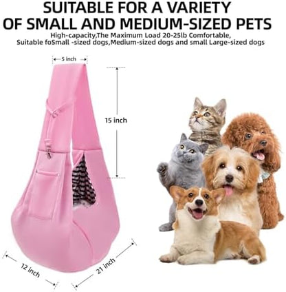 ARZQUT Dog and Cats Carrier Sling, Small Pet Carrier with Storage Pocket - Image 5