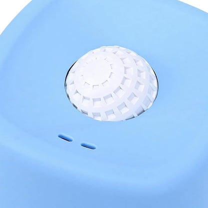 Slow Feed Liquid Dog Bowl, Dog Licking Bowl, Anti-Slip Entertained Lick Ball for Large Medium Small Dogs Wet Food, Water & Treats Dogs Anxiety Relief, Boredom and Post-Op Care (Blue)