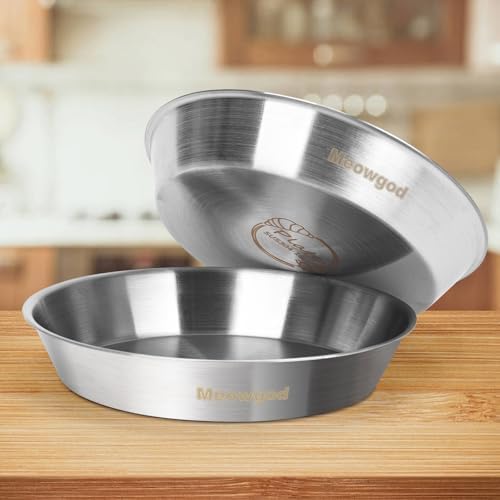 Cat Bowls,6.7" Extra Wide Stainless Steel Cat Food Bowls Whisker Friendly Water Dishes Plates for Cats and Small Dogs Good for Wet and Dry Food(2pack) - Image 6