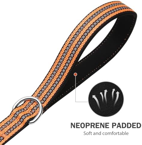 Hikiko 6FT Double Handle Traffic Dog Leash Reflective - Image 5
