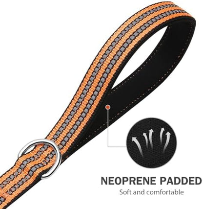 Hikiko 6FT Double Handle Traffic Dog Leash Reflective - Image 5