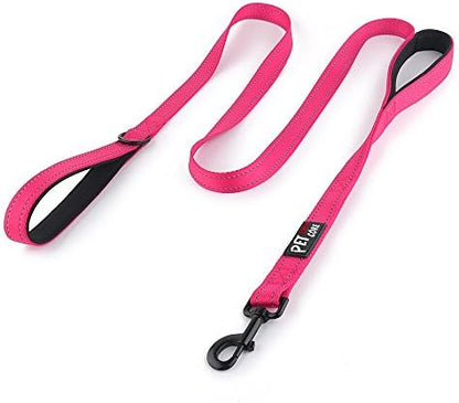 Plutus Pet Double Handle Dog Leash, 4 FT Long, for Medium Large Dogs by PLUTUSPET