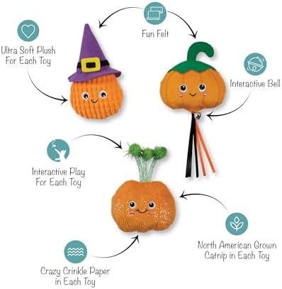 Fringe Studio Pet Toy, Witch of The Patch 3 PCS Cat Toy Mini Sets, PetShop Collection (904056) - Image 2