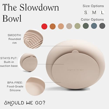Slow Feeder Dog Bowl - Silicone Dog Bowl, Medium, 7.5" x 1.5" - Cherry - Image 5