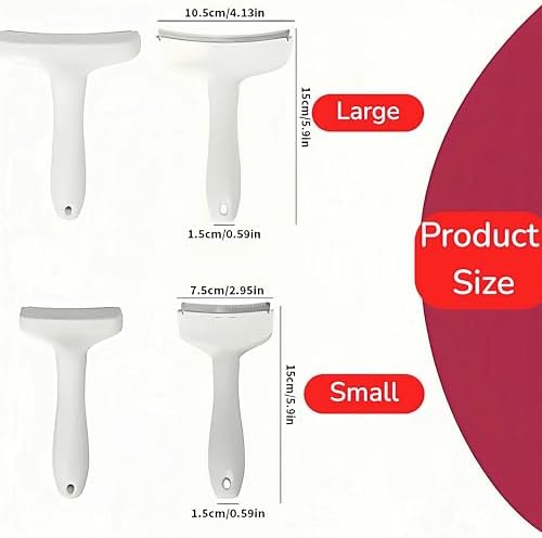 White Small Dog Brush for Shedding, Tight V-Tooth Deshedding Comb with Ergonomic Handle, Deshedding Tool for Tiny Breeds and Cats - Image 3