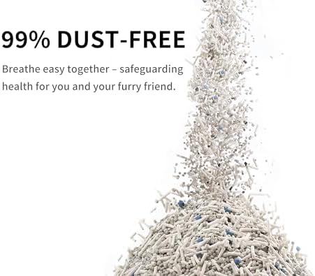 Mixed Cat Litter, Tofu & Bentonite Blend, Instant Clumping & Flushable, Low Dust, Superior Odor Control, Low Tracking, Lightly Scented Litter for Multi-Cat Homes, 11 lb (5.5lb x 2) - Image 4