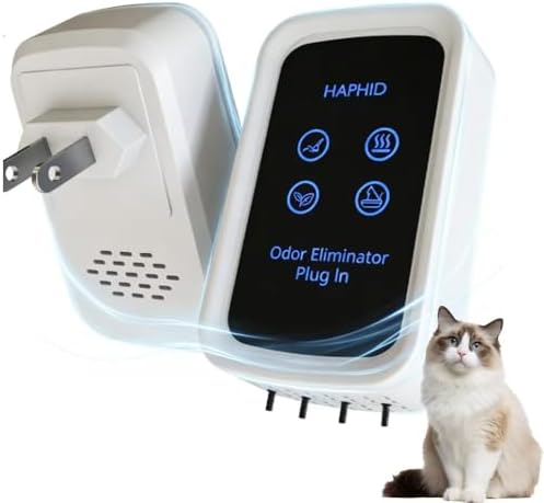 LED Litterguard Pro Plug In Pet Litter Deodorizer（ 1- Pack） by HAPHIDIonizerAirPurifiers
