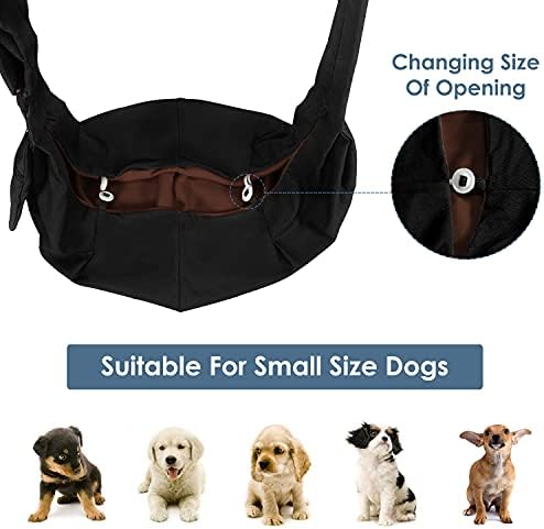 Lukovee Pet Sling, Puppy Small Pet Cat Carrier with Safety Hook - Image 6