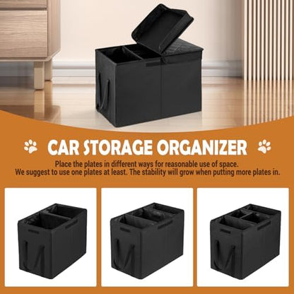 Car Seat Extender for Large Dogs, Back Seat Extender for Dogs up to 120 LBS Large Dog Extender with Storage Car Organizer Gap Filler for Front or Back Seat - Image 3