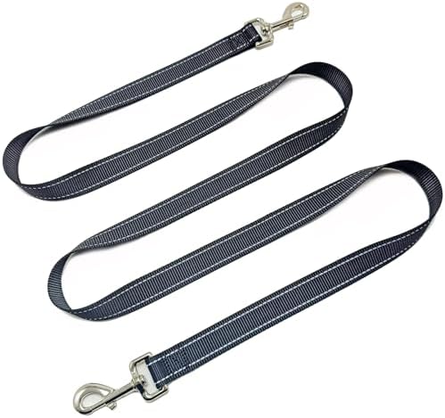 6FT Tie Out Dog Leash Dog Tie down 1"Wide Reflective Nylon Tether by SEPXUFORE