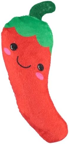 Cudlie 3 Pack Plush Dog Chew Toys – Soft Squeaky Puppy Toys for Small Dogs– 4" Durable, Cute & Safe Pet Toy Gift Set (Food, Fruit, Farm, Zoo & Safari Animal Themes) - Image 5