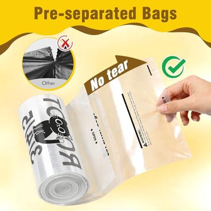 Litter Box Liners 150 Count for Litter R.o.bot 3/4/5-25.2 x 23.6 IN - Image 3