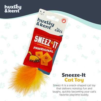 Huxley & Kent Plush Crinkle Catnip Cat Toy, Sneeze-It - Image 2