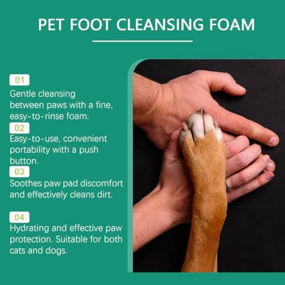 Dog Paw Cleaner Foam for Dogs & Cats, Botanical Paw Wash - Image 6