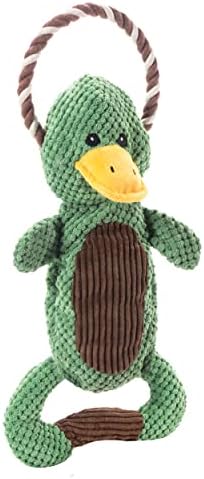 Outward Hound Scrunch Bunch Duck Interactive Plush Squeaky Dog Tug Toy by OutwardHound
