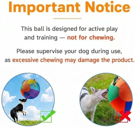 Herding Ball for Dogs, 22.1" XL Outdoor Exercise Toy for Medium Large dogs - Image 4