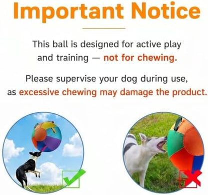 Herding Ball for Dogs, 22.1" XL Outdoor Exercise Toy for Medium Large dogs - Image 4