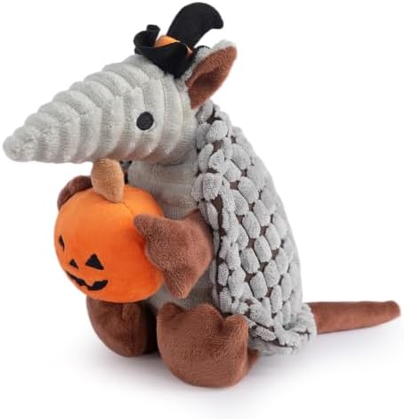 Hollypet Armadillo Squeaky Puppy Dog Toys for Small Medium Dogs, Halloween by Hollypet