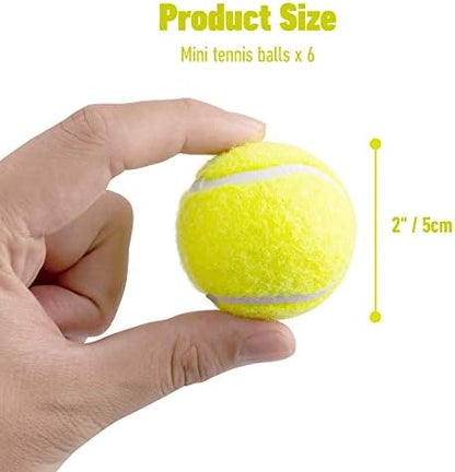 Pet Prime Dog Toy Tennis Ball 6 Pcak 2 Inch for Automatic Ball Lanucher Interactive Pet Balls for Exercise Training Play Fetch for Small to Meidum Breed - Image 3