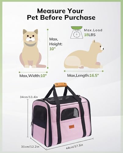 Morpilot Cat Carrier Soft for Large Medium Cats and Puppy up to 20lbs - Image 6
